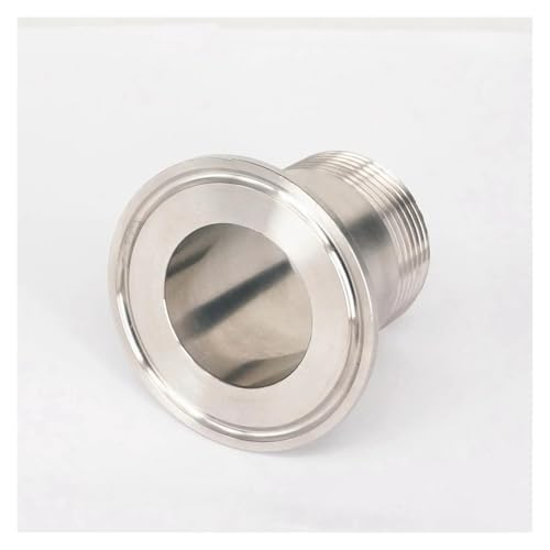 DN32 1-1/4" BSPT Male x Ferrule O/D 64mm Tri Clamp 2" 304 Stainless Steel Pipe Fitting For Homebrew Wine von GJQMIPRKD