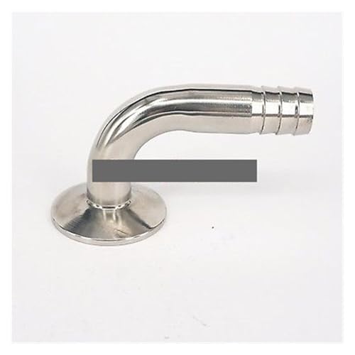 Fit Tube I/D 19mm Barbed Tri Clamp 1.5" 304 Stainless Steel Ferrule 90 Degree Elbow Pipe Fitting Fit Tube I/D 19mm Barbed Tri Clamp 1.5" 304 Stainless Steel Ferrule 90 Degree Elbow Pipe Fitting von GJQMIPRKD