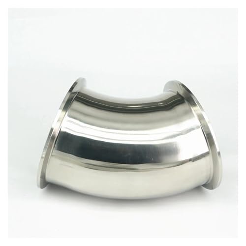 Fit Tube O.D 102mm Tri Clamp 4" Ferrule O.D 119mm 304 Stainless Steel 45 Degree Elbow Pipe Fitting von GJQMIPRKD