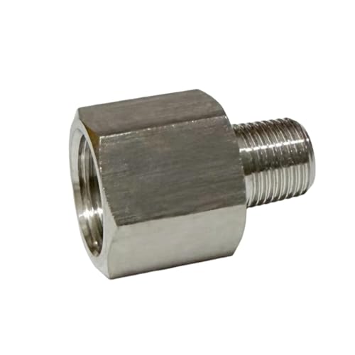 M16x1.5 Female To 1/2" NPT Male 304 Stainless Steel High Pressure Pipe Fitting Connector M16x1.5 Female To 1/2" NPT Male 304 Stainless Steel High Pressure Pipe Fitting Connector von GJQMIPRKD