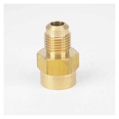 SAE Thread 1/2"-20 UNF Fit Tube OD 5/16" x 1/4" NPT Female Brass SAE 45 Degree Pipe Fitting Adapter von GJQMIPRKD