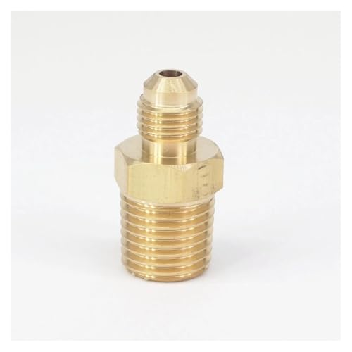 SAE Thread 3/8"-24 UNF Fit Tube OD 3/16" - 1/4" NPT Male Brass SAE 45 Degree Pipe Fitting Adapters 1000PSI von GJQMIPRKD