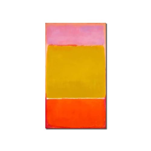 GJRYHXT Mark Rothko Leinwandmalerei: NR. 7 1951. Berühmtes Wandkunst Bild. Reproduktionsdruck auf Leinwand. Großes Deko-Poster für Wohnzimmer 80x135cm nur Leinwand von GJRYHXT