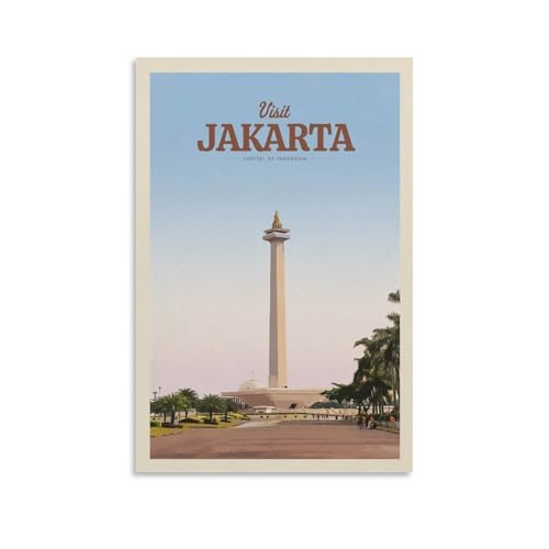 GJrjdb Vitger Travel Jakarta Poster, Leinwandkunst, Wanddekoration, Schlafzimmer, Büro, Poster, Drucke, Wandkunst, Paitings, rustikale Heimdekoration für Wohnzimmer, 20 x 30 cm GJrjdb Vitger Travel Jakarta Poster, Leinwandkunst, Wanddekoration, Schlafzimmer, Büro, Poster, Drucke, Wandkunst, Paitings, rustikale Heimdekoration für Wohnzimmer, 20 x 30 cm von GJrjdb