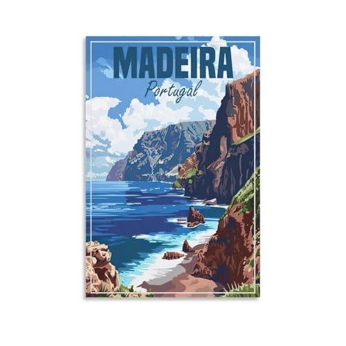GJrjdb Vitger Travel Madeira Portugal Coast1 Poster, Leinwandkunst, Wanddekoration, Schlafzimmer, Büro, Poster, Drucke, Wandkunst, Paitings, rustikale Heimdekoration für Wohnzimmer, 40 x 60 cm GJrjdb Vitger Travel Madeira Portugal Coast1 Poster, Leinwandkunst, Wanddekoration, Schlafzimmer, Büro, Poster, Drucke, Wandkunst, Paitings, rustikale Heimdekoration für Wohnzimmer, 40 x 60 cm von GJrjdb