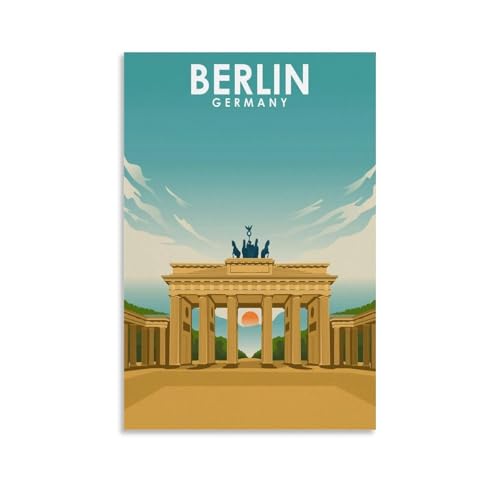 Vintage Travel Brandenburger Tor Berlin Deutschland Poster 20 x 30 cm Vintage Travel Brandenburger Tor Berlin Deutschland Poster 20 x 30 cm von GJrjdb