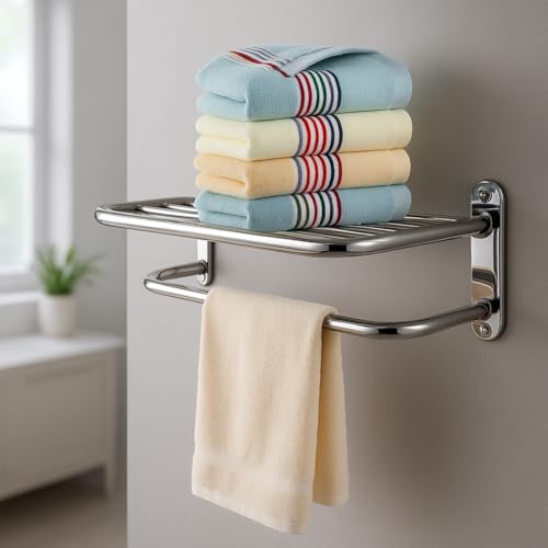 Gulfstream Komfort Handtuchhalter Handtuchablage Handtuchhalter zur Wandmontage Handtuchtrockner Edelstahl Handtuchstange von Gulfstream Komfort