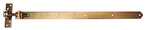 Ladenband | Torband | einstellbar | verstellbar, Längen 300-1000 mm lang (Länge: 670 mm, galvanisch gelb verzinkt) von GK