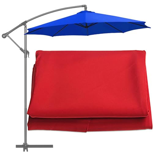 GKGLHSJ Sonnenschirm Ersatzbezug 200cm/270cm/300cm 6 Rippen Garten Sonnenschirm Abdeckung, Regenschirm Ersatztuch (nur Dach)(Color:Big Red,Size:200cm/6 Ribs) von GKGLHSJ