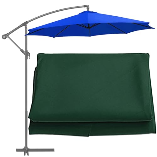 GKGLHSJ Sonnenschirm Ersatzbezug 200cm/270cm/300cm 6 Rippen Garten Sonnenschirm Abdeckung, Regenschirm Ersatztuch (nur Dach)(Color:Dark Green,Size:200cm/6 Ribs) von GKGLHSJ