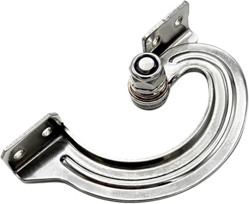 GKIRQVPE ，Ipager, nägel mit metallplatten， 1 Stück Edelstahl Verstellbare Dämpfung Verdecktes Türscharnier for Beliebige Stoppposition(Right) von GKIRQVPE