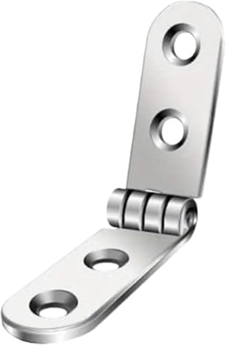 GKIRQVPE ，Ipager, nägel mit metallplatten， 5/10 Stück 180-Grad Faltbare Klappenscharniere for Nähmaschinenschranktüren aus Edelstahl(10pcs) von GKIRQVPE
