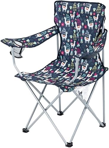 GKIRQVPE Folding Chair Camping， Klappbarer Campingstuhl Extra großer Klappstuhl mit Getränkehalter, mit einem Gewicht von 300 Pfund, geeignet for Camping, Reisen, Angeln (Color : C) (Color : C) von GKIRQVPE