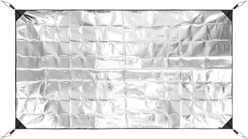 GKIRQVPE Picknickkissen ausklappbar, Doppelseitige Picknickmatte aus Aluminiumfolie for mehrere Größen im Freien(125x200cm) von GKIRQVPE