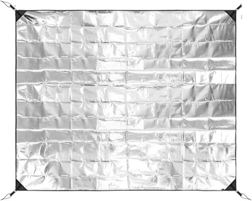 GKIRQVPE Picknickkissen ausklappbar, Doppelseitige Picknickmatte aus Aluminiumfolie for mehrere Größen im Freien(160x200cm) von GKIRQVPE