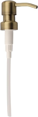 GKIRQVPE Seifenspender, 2er-Pack Ersatzpumpen for Seifen- und Lotionspender mit Vogelkopf aus Metall, Mehrfarbig(Gold) von GKIRQVPE