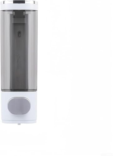 GKIRQVPE Seifenspender, An der Wand befestigter Seifenspender for Duschgel-Shampoo-Conditioner mit Mehreren Größen(Single Bottle) von GKIRQVPE