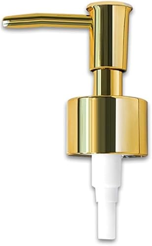 GKIRQVPE Seifenspender, Ersatz-Pumpenkopf for Seifenspender, Mehrfarbig, passend for die meisten Flaschen, Küche, Badezimmer(Gold) von GKIRQVPE