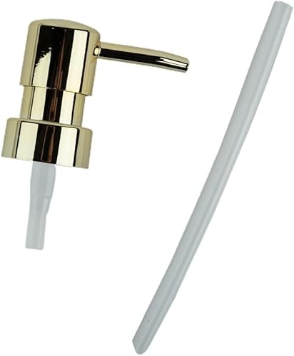 GKIRQVPE Seifenspender, Gewinde des ABS-Lotions-Pumpenkopf-28/400 for die Flüssigseife- und Lotionsflaschen Mehrfarben(Gold) von GKIRQVPE