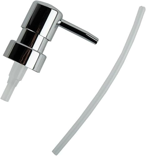 GKIRQVPE Seifenspender, Gewinde des ABS-Lotions-Pumpenkopf-28/400 for die Flüssigseife- und Lotionsflaschen Mehrfarben(Silver) von GKIRQVPE