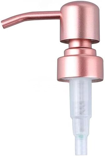 GKIRQVPE Seifenspender, Lotionspenderpumpe aus Edelstahl, 28/400 Gewinde, Mehrfarbig(Rose Gold) von GKIRQVPE