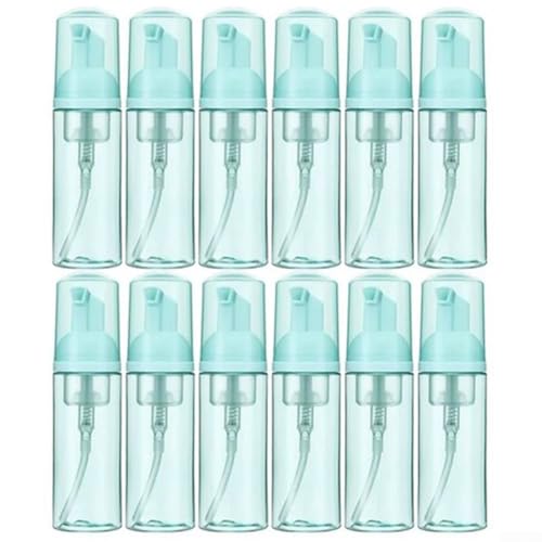 GKIRQVPE Seifenspender, Schaumpumpflasche for Seifenshampoo, 60 ml, Mehrfarbig, 12 Stück(Groen) von GKIRQVPE