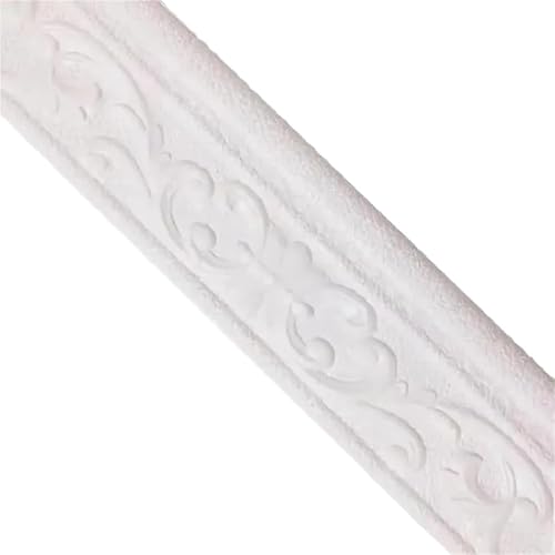 GKIRQVPE Selbstaufkleber 3D Wallpaper Rahmen， 2 pcs Self Adhesive Waterproof Wall Edge Strip Trim Multicolor for Bathroom(Color 1) von GKIRQVPE