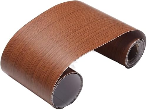 GKIRQVPE Selbstaufkleber 3D Wallpaper Rahmen， Waist Line Wallpaper Border Self-Adhesive PVC Wood Grain Multicolor 10cm x 5m(13) von GKIRQVPE