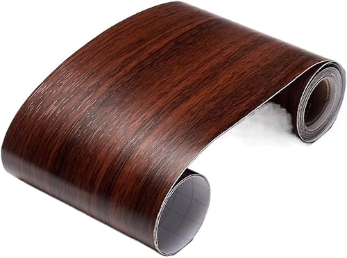 GKIRQVPE Selbstaufkleber 3D Wallpaper Rahmen， Waist Line Wallpaper Border Self-Adhesive PVC Wood Grain Multicolor 10cm x 5m(14) von GKIRQVPE