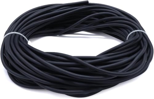 Latex-Gummi Schlauch Flexibler, hochelastischer Naturlatex-Gummischlauch, 1,6–17 mm Innendurchmesser, 1–3 Meter, Gelb(Id 1.7mm X 4.5mm Od,1 Meter) von GKIRQVPE