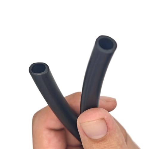 Latex-Gummi Schlauch Fluorkautschukschlauch, ID 2–12 mm, schwarz, hitzebeständig, korrosionsbeständig, 1 Meter(3mm x 5mm) von GKIRQVPE