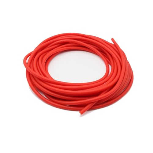 Latex-Gummi Schlauch Naturlatex-Gummischlauch, rot, 1–3 m, Innendurchmesser 1,6–3 mm, Außendurchmesser 3,2–6 mm, for Kraftstoffmanometer, Ventilablauf(Id 1.6mm X 3.2mm Od,1 Meter) von GKIRQVPE