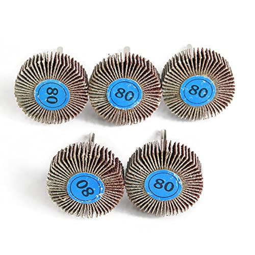 Nylonfaserklappe, Schleifpapier-Schleiflamellen, Körnung 80, Polierräder, Schleifscheiben-Set, Rollladen-Polierrad for Rotationswerkzeuge, 5-teiliges Set Nylonfaserklappe, Schleifpapier-Schleiflamellen, Körnung 80, Polierräder, Schleifscheiben-Set, Rollladen-Polierrad for Rotationswerkzeuge, 5-teiliges Set von GKIRQVPE