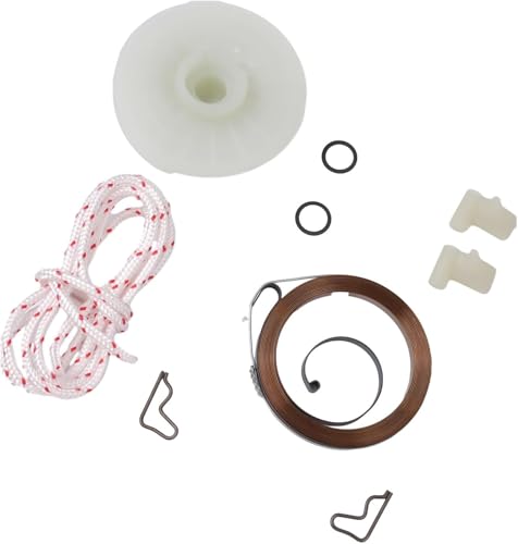 Rückstoßfeder, FC55 FS55 FS45 FS46 FS38 HL45 Trimmer Recoil Starter Kit Mit Pulley Frühling Seil Sperrklinke Rückstoßfeder, FC55 FS55 FS45 FS46 FS38 HL45 Trimmer Recoil Starter Kit Mit Pulley Frühling Seil Sperrklinke von GKIRQVPE