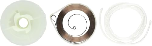 Rückstoßfeder, Rückstoßstarterfeder und Zugseil-Kit, 3er-Pack for chinesische Kettensägen 5200 4500 Rückstoßfeder, Rückstoßstarterfeder und Zugseil-Kit, 3er-Pack for chinesische Kettensägen 5200 4500 von GKIRQVPE