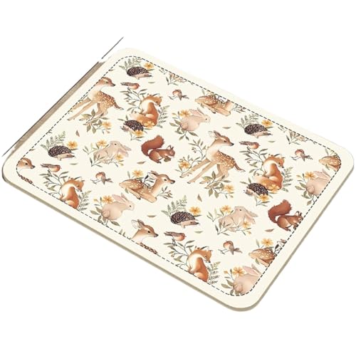 Schnelltrocknende Bar-Matte, Abtropfmatte for Geschirr, Geschirrunterlage, saugfähige Abtropfmatte, schnelltrocknende Barmatte for Kaffeemaschine, Küchenspüle, Kaffeebarmatte von GKIRQVPE