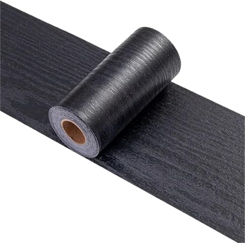 Selbstaufkleber 3D Wallpaper Rahmen， 2pcs Self-Adhesive Wood Grain Skirting Wall Stickers Multicolor 5m x 8cm(Color 5) von GKIRQVPE