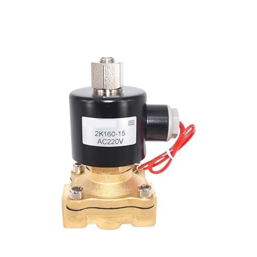 1/4 "3/8" 1/2 "3/4" 1 "DN15 Normalerweise geöffnetes N/O-Elektromagnetventil aus Messing 220 V 110 V Pneumatisches Ventil for Wasser, Öl, Gas(2K025-08,AC220V) von GKIYMLLFV