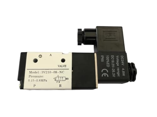 3-Wege-2-Positionen-Airtac-Elektro-Magnetventil 3V210-08 1/4" Anschlussgröße(DC12V) von GKIYMLLFV