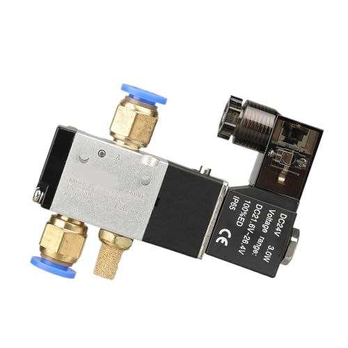 3V110-06 12 V 1/8 Zoll Magnetventil 3-Wege-pneumatisches Luftregelventil Elektrisches Gas-Magnetventil(4MM,AC220V) von GKIYMLLFV