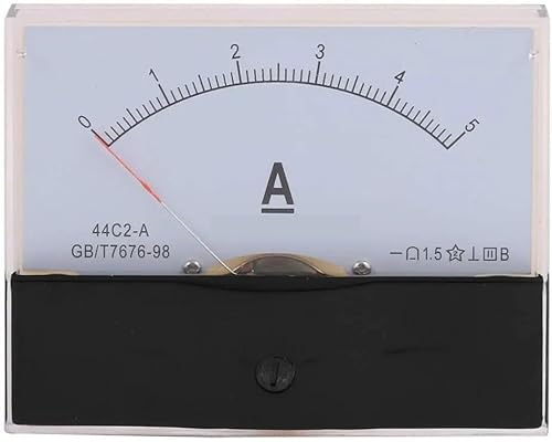 44C2-A 500mA 1A 2A 3A 5A 10A 15A 20A 30A 50A 100A Klasse 1,5 Genauigkeit DC 0-5A Analog Panel Meter Amperemeter Amperemeter(2A) von GKIYMLLFV