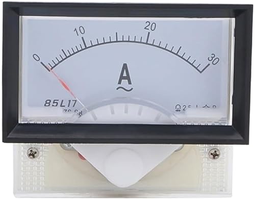 85L17 Zeiger-AC-Amperemeter AC 1A 2A 3A 5A 10A 15A 20A 30A 50A 75A Analoges Amperemeter(20A) von GKIYMLLFV