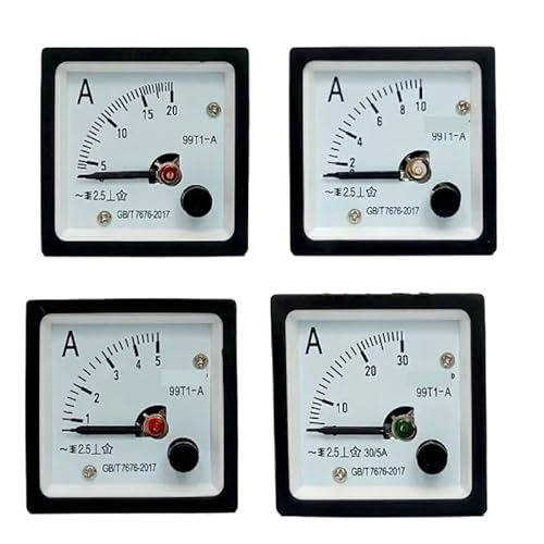 99T1-A Analog Panel Amperemeter Gauge Ampere Strom Meter 1A2A3A5A10A20A30A50A Zeiger typ AC amperemeter(5A) von GKIYMLLFV