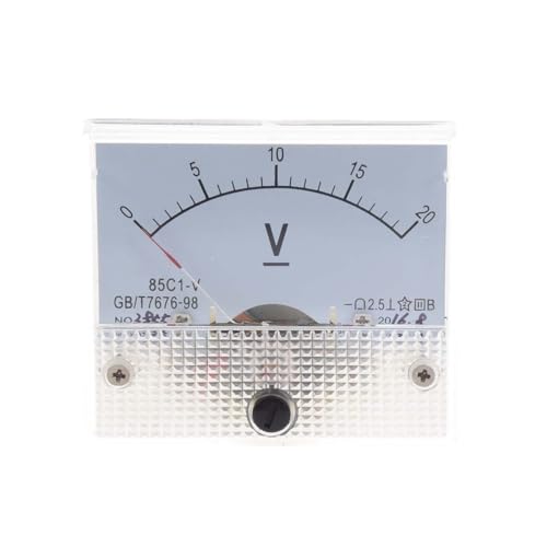 A22I DC 0~20 V 85C1-V Klasse 2,5 Voltmeter Analoges Volt-Panelmeter von GKIYMLLFV