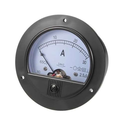 Analoges Strom-Panel-Meter DC 0-10A 65C5 Amperemeter for Testen von Stromkreisen, Laden von Batterien, Ampere-Tester(20A(75Mv)) von GKIYMLLFV