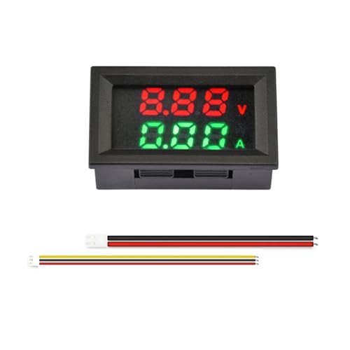 M430 DC 4-30V 10A 50A 100A Digital Voltmeter Amperemeter Auto Motorrad Spannung Amperemeter Spannung Detektor Tester Monitor panel Modul(M430 50A red green) von GKIYMLLFV