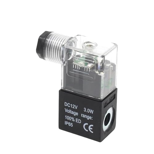 Magnetventilspule DC24V 12V AC220V 110V for 4V210-08 3V110-06 4V220 4V230 3V210 4V430 4V320(100 Series,DC12V) von GKIYMLLFV