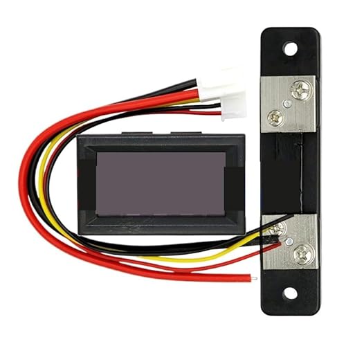 Mini Digital Voltmeter Amperemeter DC 0-100V 50A Amp Volt Spannung Strom Meter Detektor Tester 0,28 "Dual LED Display Gauge + Shunt(50A Shunt) von GKIYMLLFV