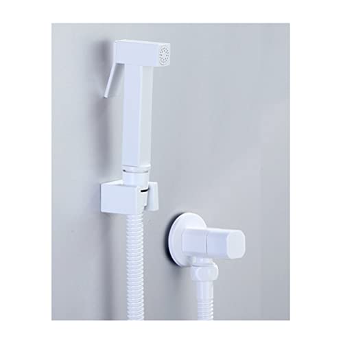 Bidet-Sprüher für die Toilette, Hand-Bidet-Toilettenaufsatz-Sprüher aus weißem Messing, an der Wand montiertes Badezimmer-Sprühset Bidet-Sprüher für die Toilette, Hand-Bidet-Toilettenaufsatz-Sprüher aus weißem Messing, an der Wand montiertes Badezimmer-Sprühset von GKJHTED