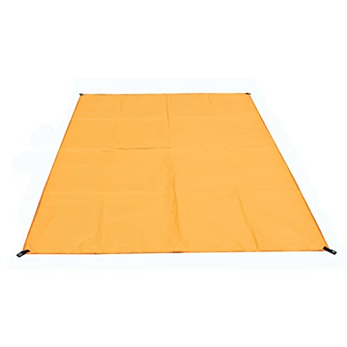 GKJHTED 210x150cm wasserdichte Zeltbodenplane Picknickmatte Taschenzelt Fußabdrücke Strandplane Sack für Camping Wandermatte von GKJHTED